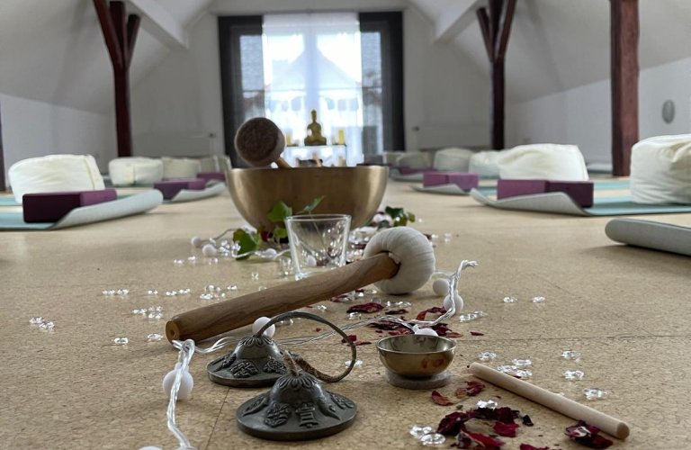 Yoga & Meditation mit Klangschalen